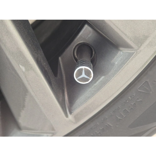 Mercedes Sibop Kapağı , Mercedes & Benz Araç Lastik Sibop Kapağı , Mercedes Araç Tekerlek Sibop Kapağı - 4 Adet