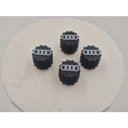 AUDİ Sibop Kapağı , AUDİ Araç Lastik Sibop Kapağı , AUDİ Araç Tekerlek Sibop Kapağı - 4 Adet