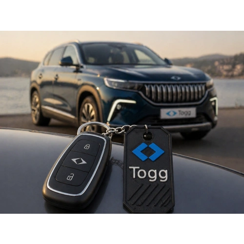 TOGG Anahtarlık , Togg Logolu Araç Anahtarlık - TOGG Araba Anahtarlığı
