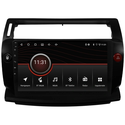 Citroen C4 Teyp – Citroen C4 ( 2005 - 2011 ) Oem Android Multimedya – Citroen C4 Android Double Teyp