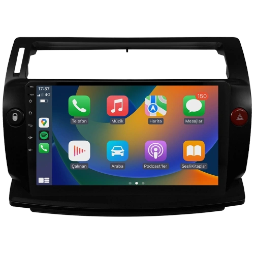 Citroen C4 Teyp – Citroen C4 ( 2005 - 2011 ) Oem Android Multimedya – Citroen C4 Android Double Teyp