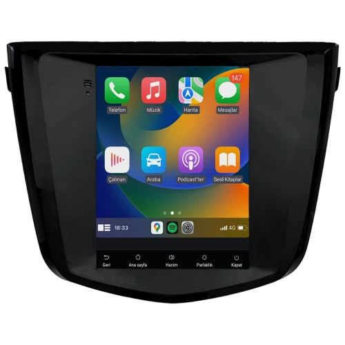 Nissan Qashqai Tesla Teyp – Nissan Qashqai ( 2014 - 2020 ) Oem Android Multimedya – Nissan Qashqai Tesla Android Double Teyp