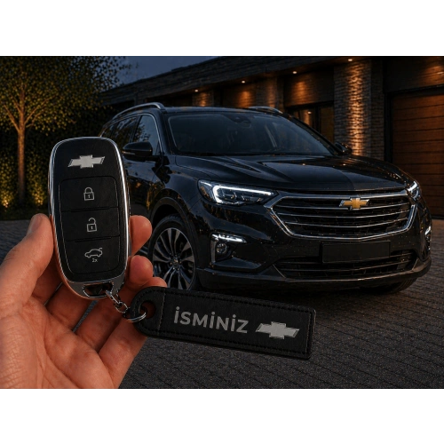 İsimli Chevrolet Anahtarlık , Kişiye Özel - Hediyelik İsimli Chevrolet Araç Logolu Anahtarlık - İsimli Araba Anahtarlığı