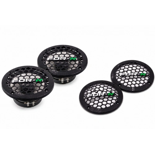 16cm Hoparlör Kapağı - For-x Logolu Plastik Midrange Hoparlör Kapak 16 cm - 2 Adet