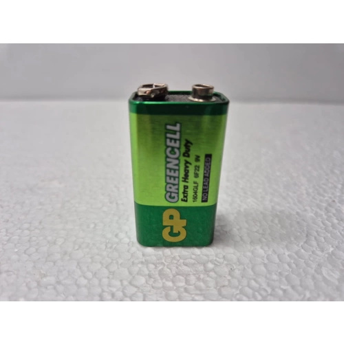 9 Volt Pil - GP 1604G-B Greencell 9 Volt Pil - Kalite 9V Pil - 1 Adet
