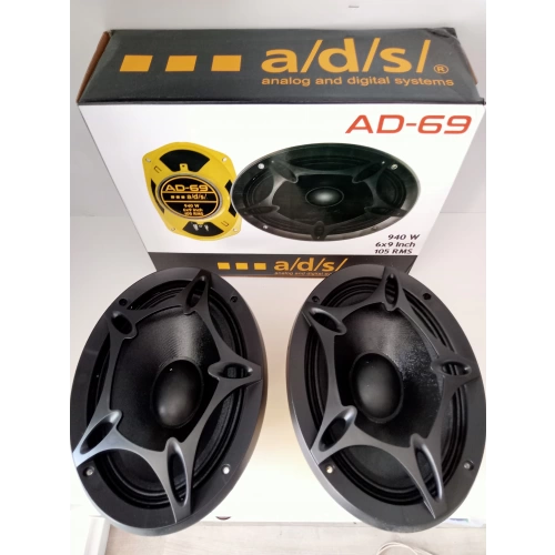 Ads Oval Midrange - 940w 105 RMS Kayık Midrange