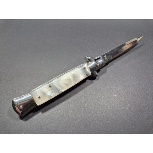 AKC Stiletto Kaliteli Çakı , Yarı Otomatik Çakı , Kilit Mekanizmalı İthal Çakı , Stiletto Bıçak
