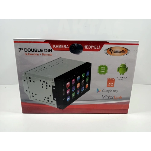 Android Double Teyp – Carbello Android Ekranlı Teyp - 2GB Ram 16GB Hafıza