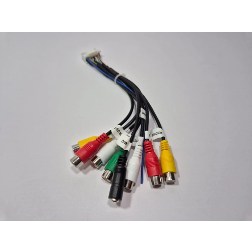 Android Teyp Amfi Soketi - Android Multimedya Teypler İçin Mikrofonlu Anfi Soketi - Android Oem Double Teyp Amfi Bağlantı Kablosu