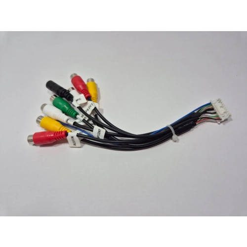 Android Teyp Amfi Soketi - Android Multimedya Teypler İçin Mikrofonlu Anfi Soketi - Android Oem Double Teyp Amfi Bağlantı Kablosu