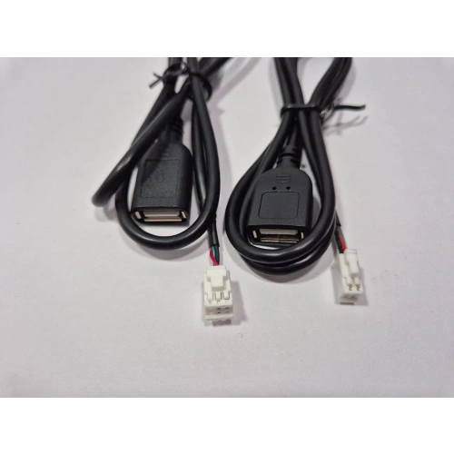 Android Teyp USB Kablosu Çiftli - Android Multimedya Teypler İçin Universal USB Kablosu - Android Oem Double Teyp USB Bağlantı Kablosu