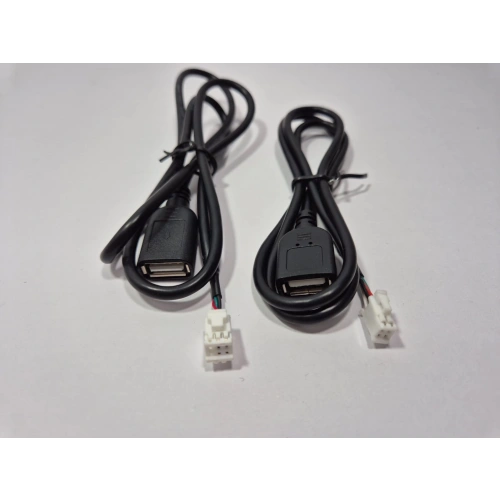 Android Teyp USB Kablosu Çiftli - Android Multimedya Teypler İçin Universal USB Kablosu - Android Oem Double Teyp USB Bağlantı Kablosu