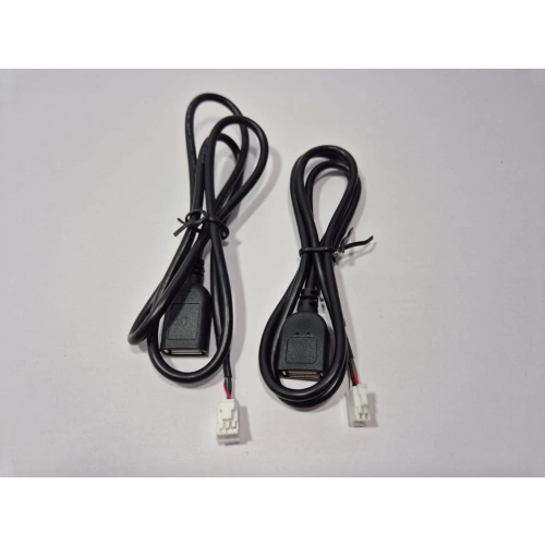 Android Teyp USB Kablosu Çiftli - Android Multimedya Teypler İçin Universal USB Kablosu - Android Oem Double Teyp USB Bağlantı Kablosu