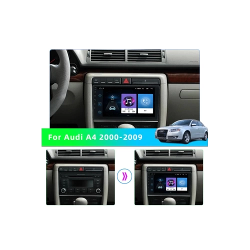 Audi A4 Teyp – Audi 2000 - 2009 Oem Android Multimedya – Audi A4 Android Double Teyp