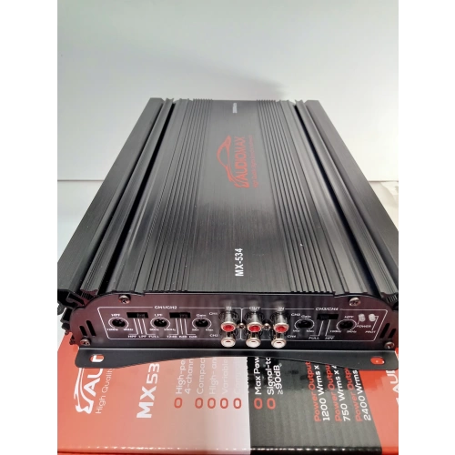 Audiomax Amfi - 3000w 4 Kanallı Ses ve Bass Anfisi - Oto Anfi