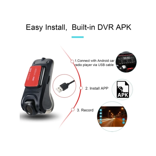 Audiomax Android Teypler için Yol Kayıt Kamerası , Araç Yol Kayıt Kamerası ,  Android Multimedya Araç Kayıt Kamerası