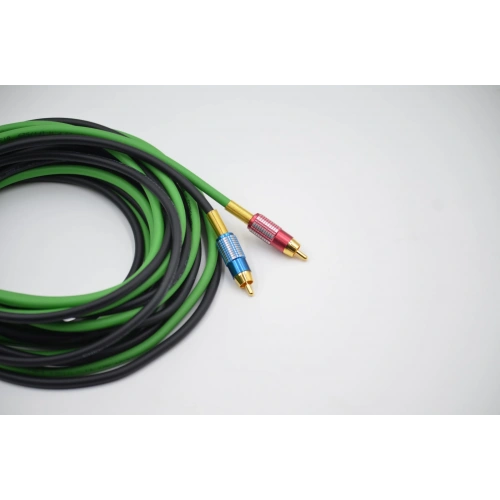 Bakır Amfi Rca Kablosu - 2 Giriş 4 Çıkış Anfi Rca Kablosu - 2 Metre - El Yapımı Tam Bakır - 2 Metre