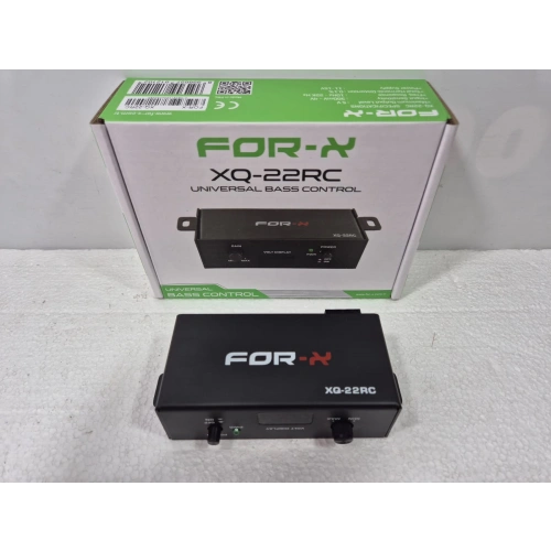 Bass Kontrol - For-x XQ-22RC Universal Amfi Bass Kontrol - Voltaj Göstergeli Bass Ayar Kumandası