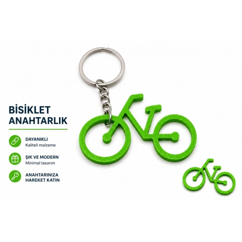 Bisiklet Anahtarlık , Yeşil Bisiklet Araç Anahtarlık - Bisiklet Araba Anahtarlığı
