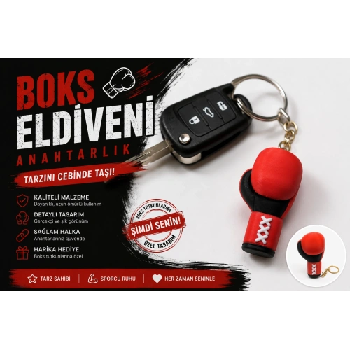Boks Eldiveni Anahtarlık , Boks Eldiveni Anahtarlık - Boks Eldiveni Araba Anahtarlığı