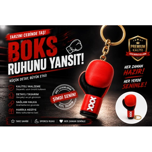 Boks Eldiveni Anahtarlık , Boks Eldiveni Anahtarlık - Boks Eldiveni Araba Anahtarlığı