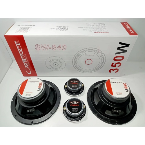 Cadence 20cm Midrange + 10cm Dome Tweeter – Cadence SW-840