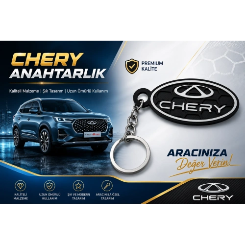 Chery Anahtarlık , Chery Logolu Araç Anahtarlık , Hediyelik Chery Araba Anahtarlığı