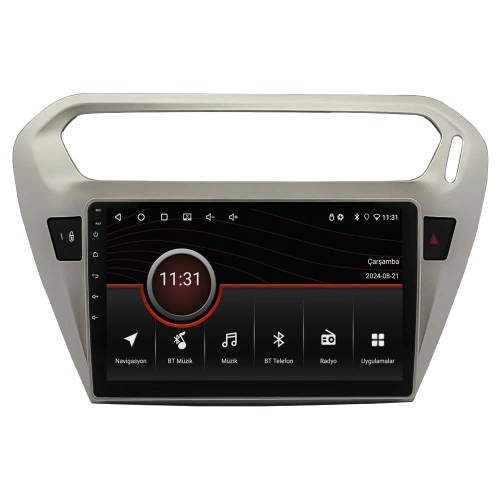 Citroen C-Elysee Android Teyp – Citroen C-Elysee ( 2012 - 2024 ) Oem Android Multimedya – Citroen C-Elysee Android OEM Double Teyp