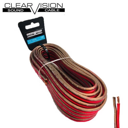 Clear Vision 12GA Bakır Hoparlör Kablosu - %100 Bakır OFC Bass ve Hoparlör Kablosu - 10 Metre