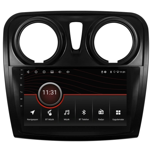 Dacia Sandero Android Teyp – Dacia Sandero ( 2013 - 2017 ) Oem Android Multimedya – Dacia Sandero Android Double Teyp