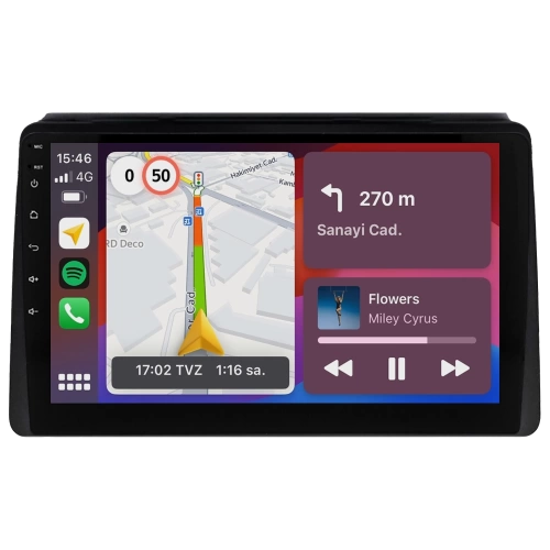 Dacia Duster Teyp – Dacia Duster ( 2018 - 2024 ) Oem Android Multimedya – Dacia Duster Android Double Teyp