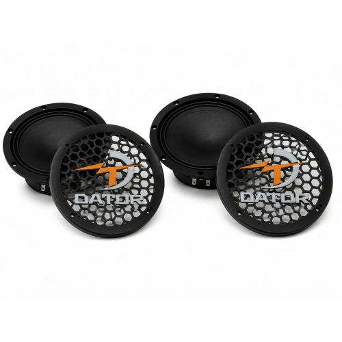 Dator 16cm Hoparlör Kapağı - Dator Logolu Kaliteli Plastik Midrange Hoparlör Kapak 16 cm - 2 Adet