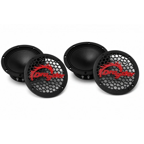 Dragster 16cm Hoparlör Kapağı - Dragster Logolu Kaliteli Plastik Midrange Hoparlör Kapak 16 cm - 2 Adet