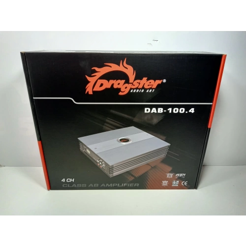 Dragster Amfi – 4x100 RMS AB Class Ses ve Bass Amfisi – Dragster DAB-100.4 Oto Anfi