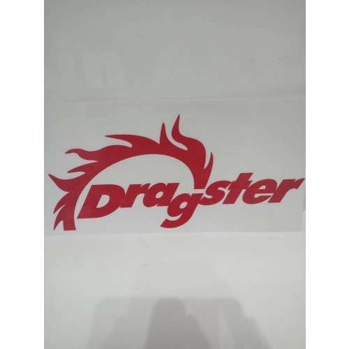 Dragster Sticker - Dragster Araba Camı Sticker - 14cm x 30cm - Dragster Arma Sticker