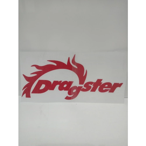 Dragster Sticker - Dragster Araba Camı Sticker - 9cm x 20cm - Dragster Arma Sticker