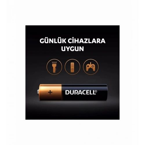 DURACELL İnce Kalem Pil AAA - DURACELL LR3/MN2400 1.5 Volt Alkalin AAA 2LI İnce Kalem Pil