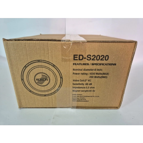 Edison 20cm Bass – 1000w 250RMS Edison Subwoofer 20cm Bufur
