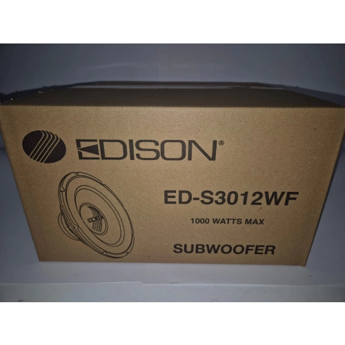 Edison 30cm Bass – 1000w 300RMS Edison Subwoofer 30cm Bufur