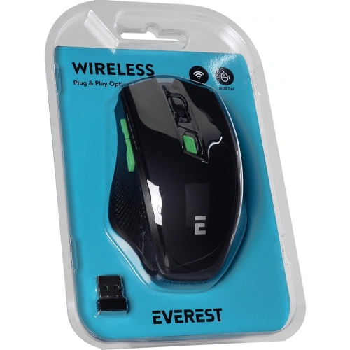 Everest Kablosuz Mouse - Everest SMW-777 2.4Ghz USB Optik Kablosuz Mouse