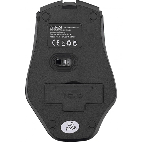 Everest Kablosuz Mouse - Everest SMW-777 2.4Ghz USB Optik Kablosuz Mouse
