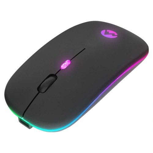 Everest Şarj Edilebilir Kablosuz Mouse - Everest SM-BT11 Siyah 2in1 Bluetooth 2.4Ghz USB Şarj Edilebilir Kablosuz Mouse