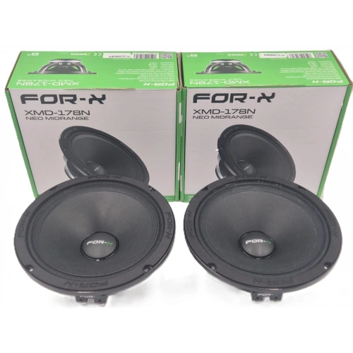 For-x 20cm Midrange - For-x XMD-178N 500W 250RMS 20cm Neo Midrange - Profesyonel Neo Midrange Hoparlör