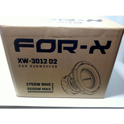 For-x 30cm Bass – 3500w 1750RMS 2 + 2 Ohm For-x XW-3012-D2 Çift Bobin Prof Subwoofer