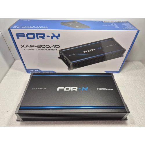 For-x Amfi – 4 x 200 RMS Ses ve Bass Amfisi – For-x XAP-200.4D Oto Anfi