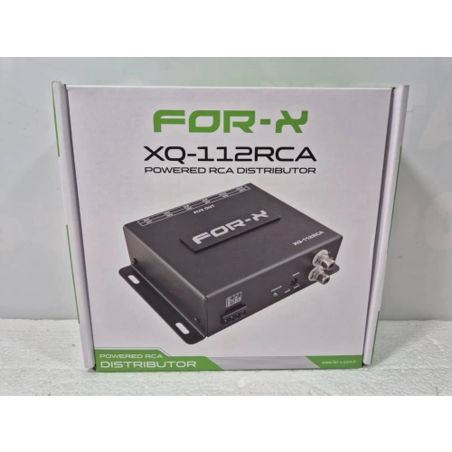For-x Amfi Çıkışı Çoğaltıcı - For-x XQ-112RCA - 2 Amfi Çıkışlı Teybi 12 Amfi Çıkışlı Yapma
