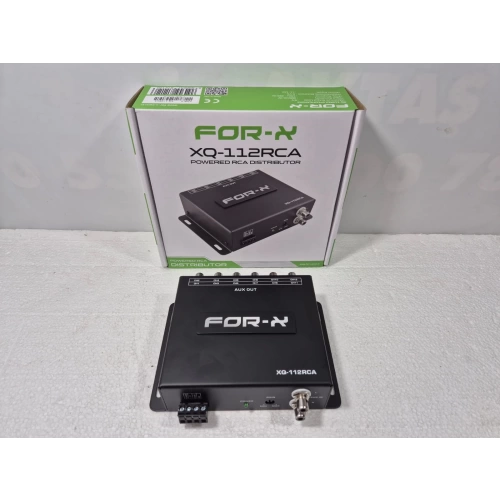For-x Amfi Çıkışı Çoğaltıcı - For-x XQ-112RCA - 2 Amfi Çıkışlı Teybi 12 Amfi Çıkışlı Yapma