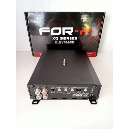 For-x Amfi - For-x XQ-225.4D 4 Kanal Ses ve Bass Anfisi