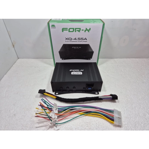For-x Android Amfi - For-x XQ-4.55A Android Amfi - Amfi Tesisatı Gerekmeyen Android Teybe Ses Güçlendirici Amfi