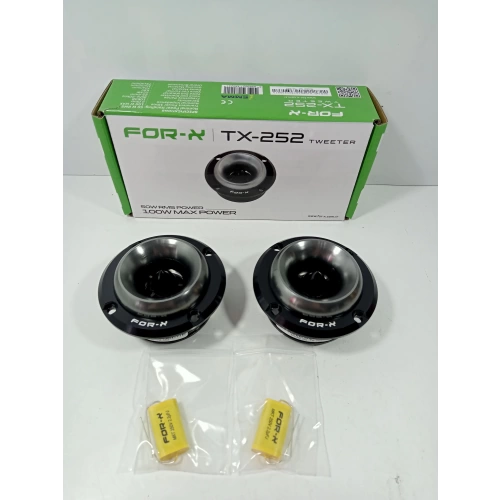 For-x Dome Tweeter 8cm – 100w 50RMS For-x TX-252 8cm Dome Tiz